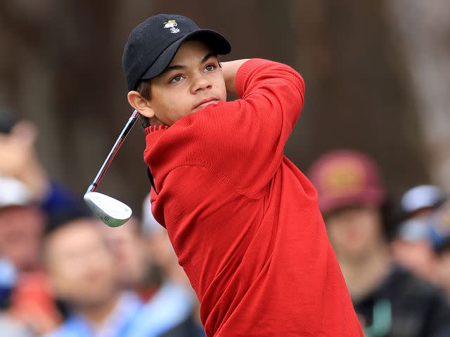 David Cannon/Getty Tiger Woods' son Charlie Woods.