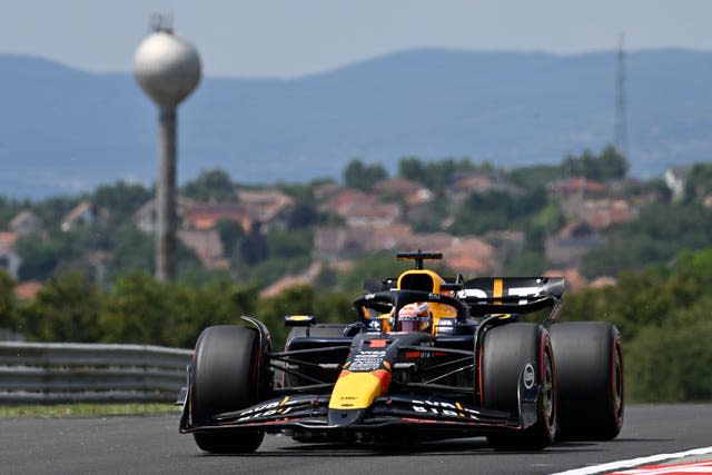 Max Verstappen finished second in first practice 