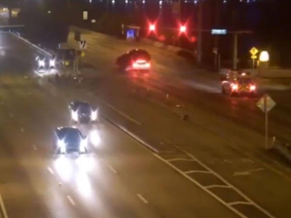 Tesla speeding at 128mph before crash almost cut other car in half