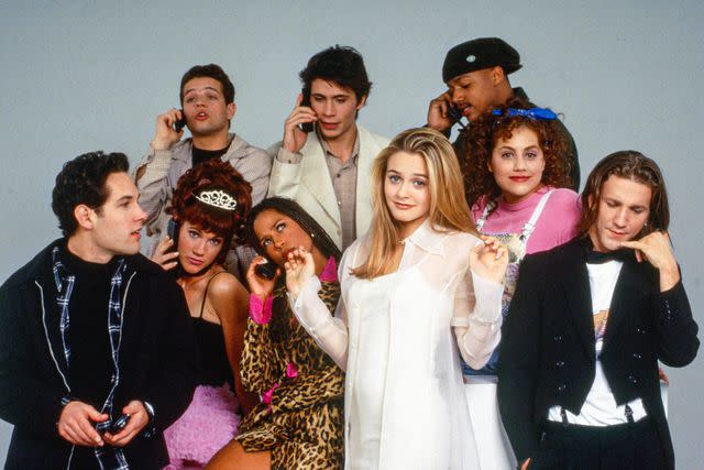 Paramount Pictures Clueless Paul Rudd, Justin Walker, Elisa Donovan, Jeremy Sisto, Stacey Dash, Alicia Silverstone, Donald Faison, Brittany Murphy, Breckin Meyer, 1995