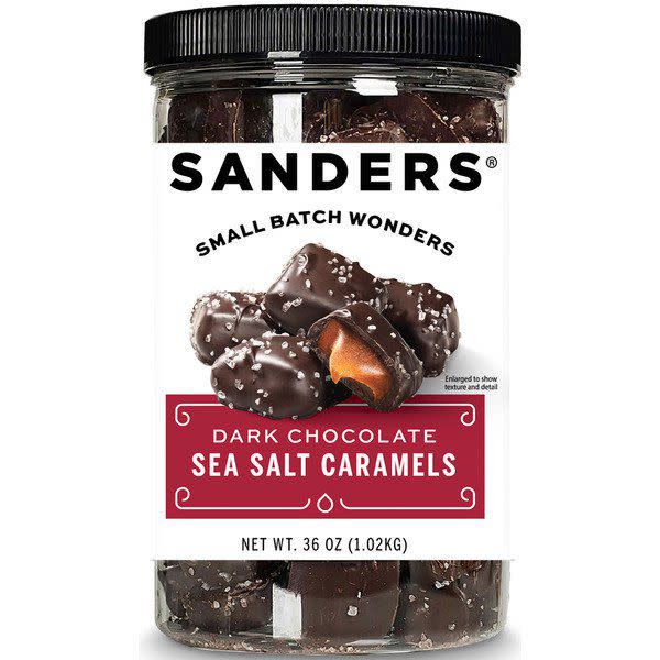 Sanders chocolate sea salt caramels Costco