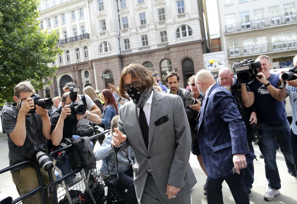 Johnny Depp UK trial