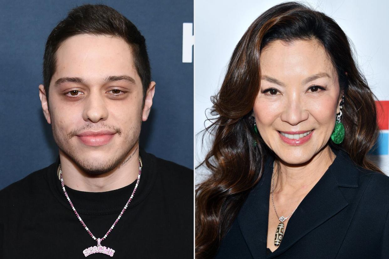 Pete Davidson and Michelle Yeoh