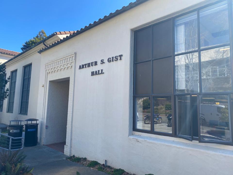 Cal Poly Humboldt's College of Professional Studies, where John Lee served as dean and now teaches classes, is housed inside Arthur S. Gist Hall.