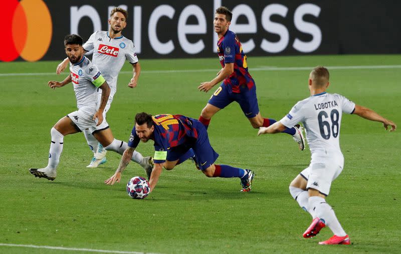 Champions League - Round of 16 Second Leg - FC Barcelona v Napoli