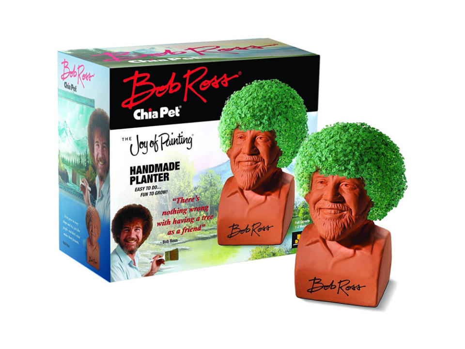 Chia Pet Bob Ross with Seed Pack