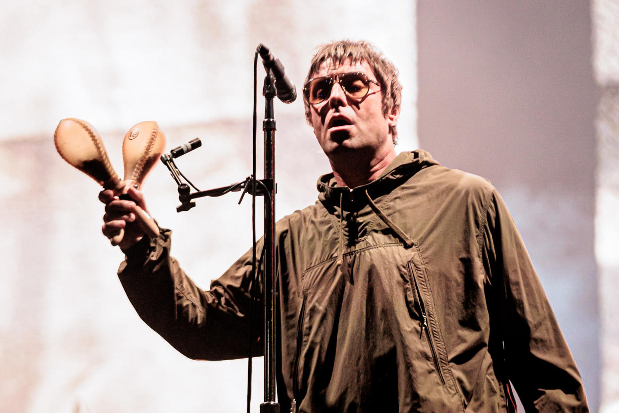 Liam Gallagher performs at the I-Days Festival 2023 at Ippodromo Snai La Maura, on July 01, 2023 in Milan, Italy. (Photo by Sergione Infuso/Corbis via Getty Images)