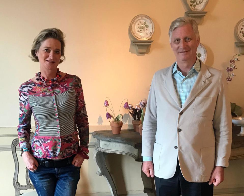 princess delphine and king philippe