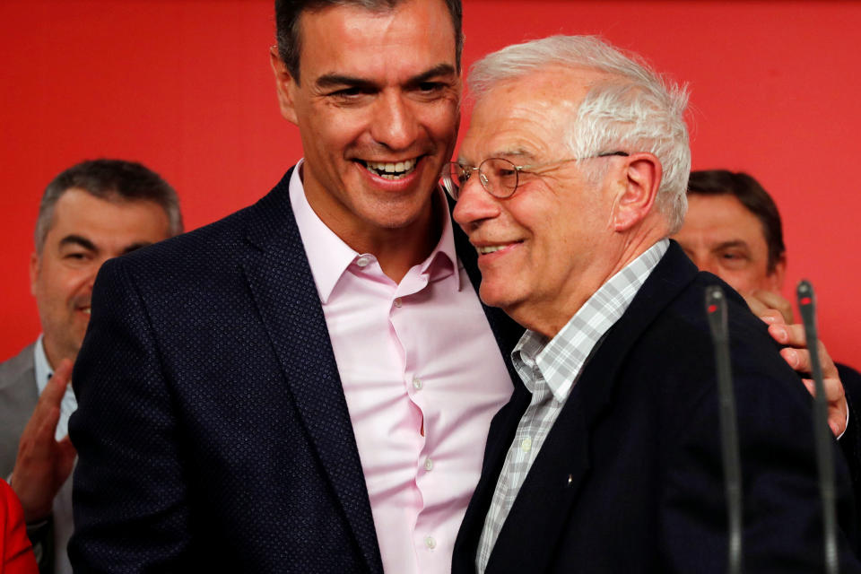 Pedro Sánchez y Josep Borrell, los grandes ganadores de las europeas en España REUTERS/Susana Vera