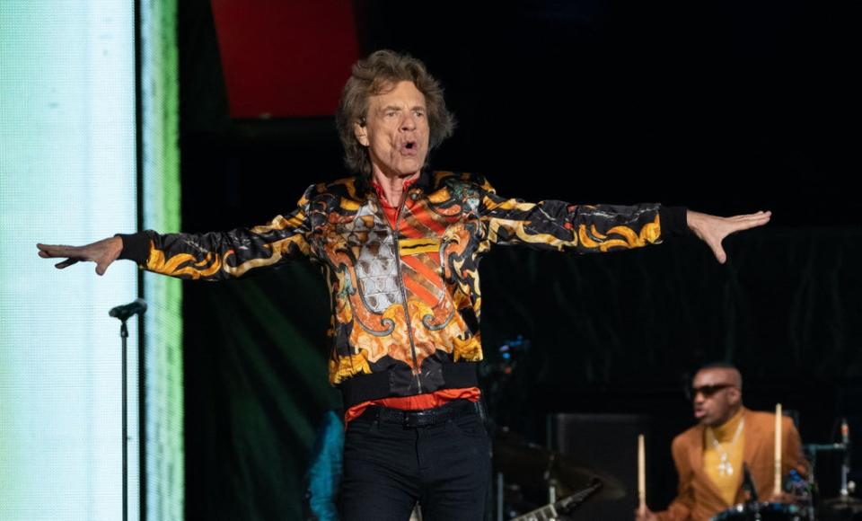 Jagger on stage in Texas in November (AFP via Getty Images)