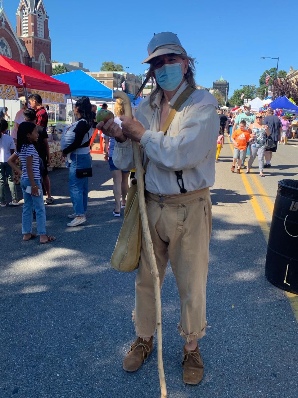 In 2021, Johnny Appleseed himself stopped by the festival that bears his name.