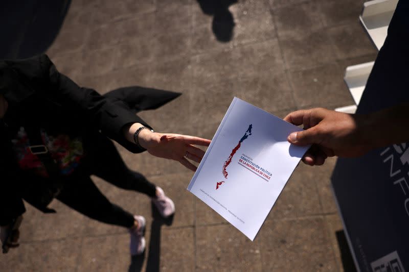 Chileans prepare to vote on second constitutional referendum, in Santiago