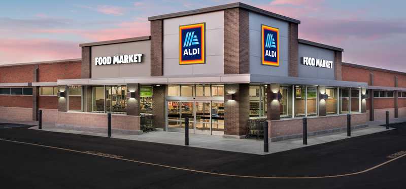 An Aldi location.