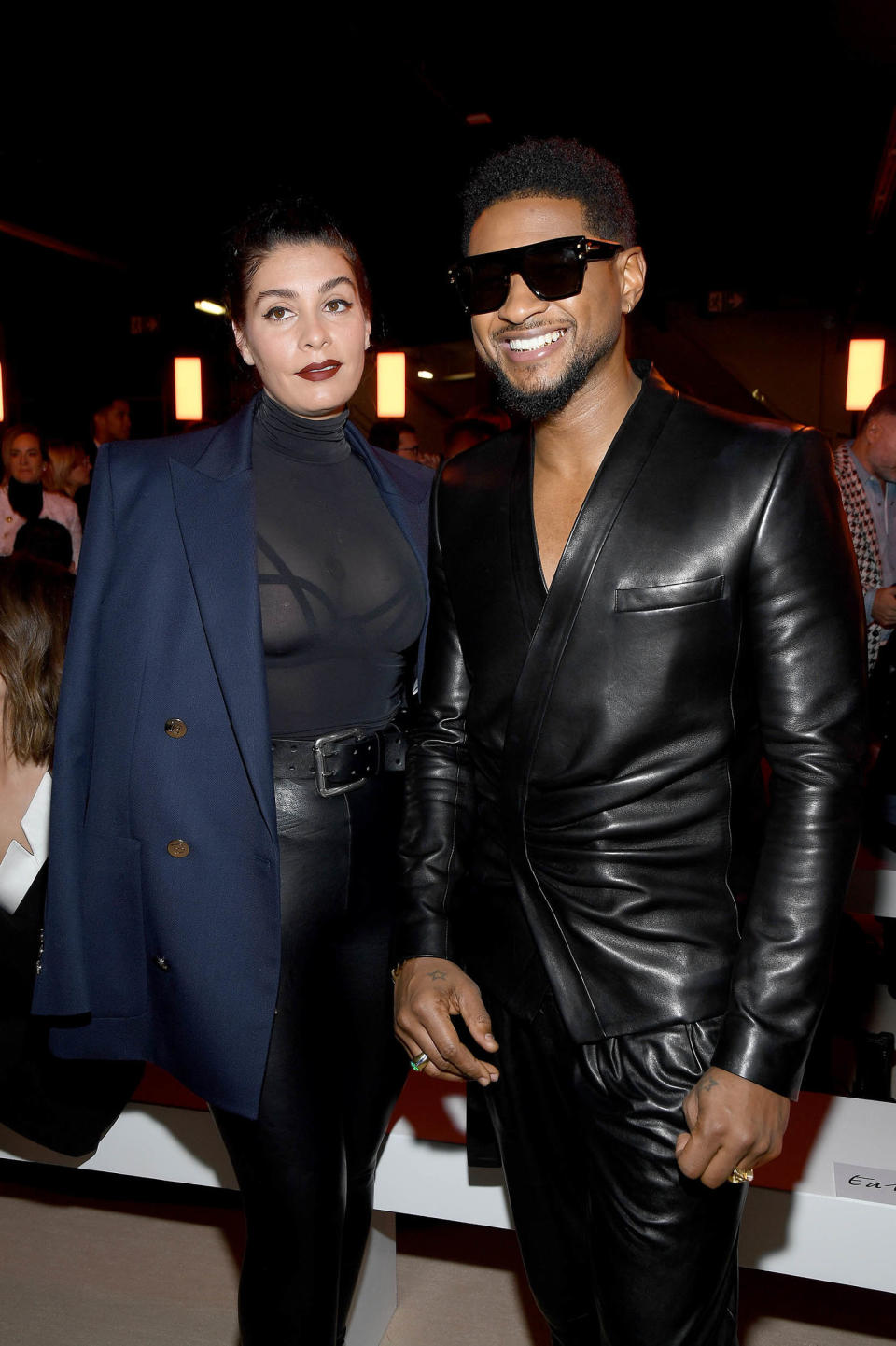 Jenn Goicoechea and Usher (Pascal Le Segretain / Getty Images)