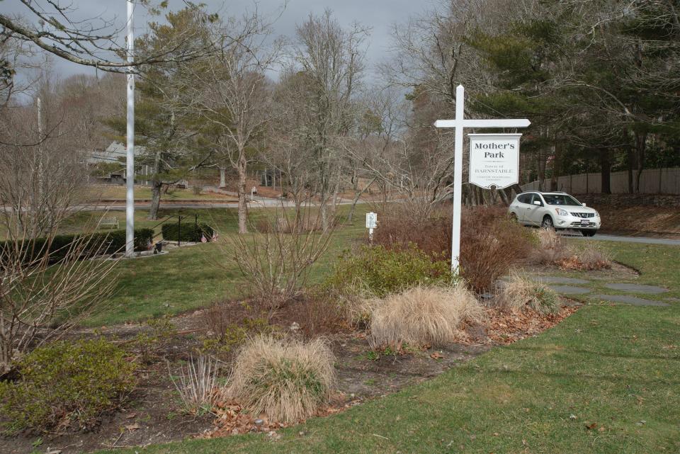 Mother's Park in Centerville located at the intersection of Main Street and Phinney's Lane. The area is scheduled by the town of Barnstable to be part of a future sewer project.