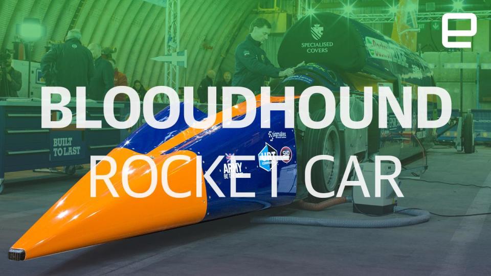 Hopes that the Bloodhound supersonic car project was making progress in its