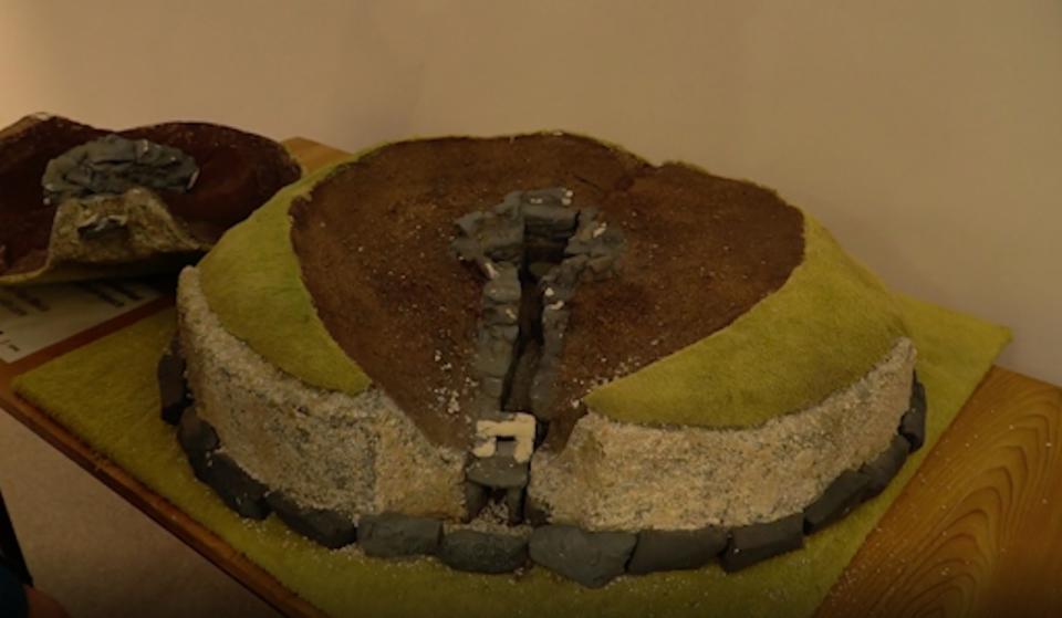 Model of the Newgrange Monument in County Meath, Ireland/The Weather Network