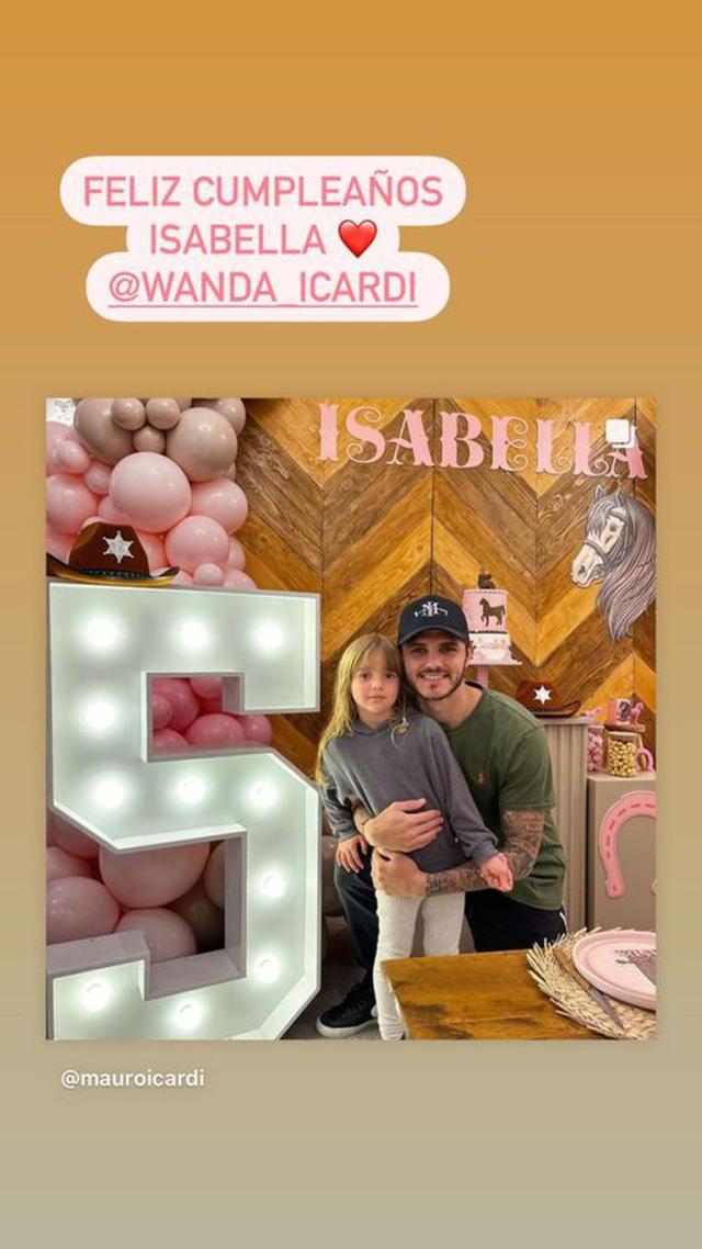 Las fotos del cumpleaños soñado de Francesca, la hija de Wanda Nara y Mauro  Icardi – Revista Para Ti