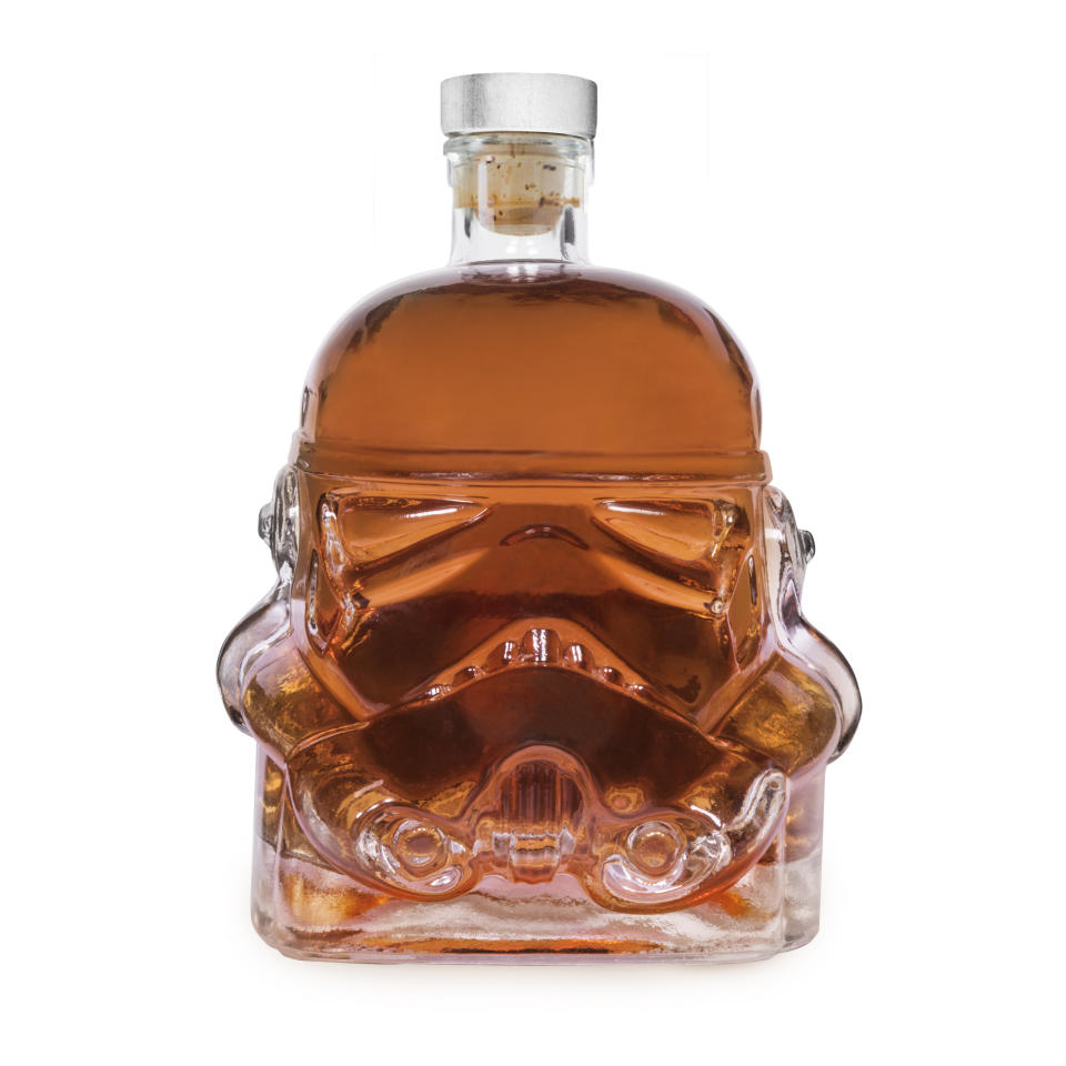 Everyone knows the stormtroopers in the "Star Wars" films are lousy shots. With this <a href="https://www.thefowndry.com/products/original-stormtrooper-decanter" target="_blank">stormtrooper-shaped decanter,</a> every shot should be good (depending on the quality of your scotch). 