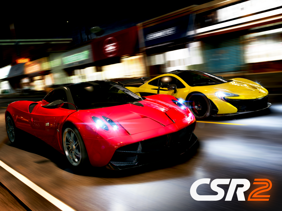 Cover art for Zynga's CSR2 car-racing game.