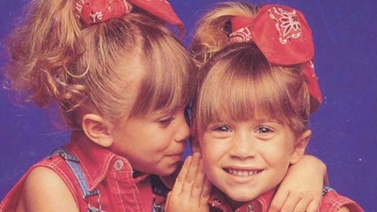 Las gemelas Olsen en la serie Tres por tres