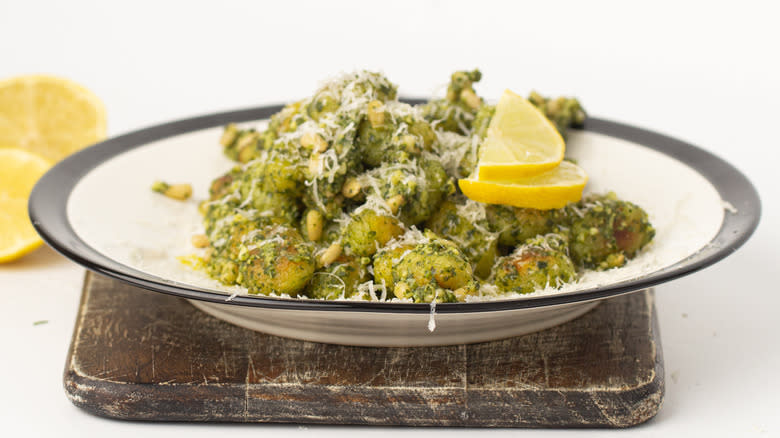 Crispy Pesto Gnocchi