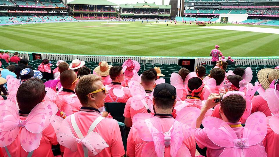 Fans view of the Sydney Cricket Ground.