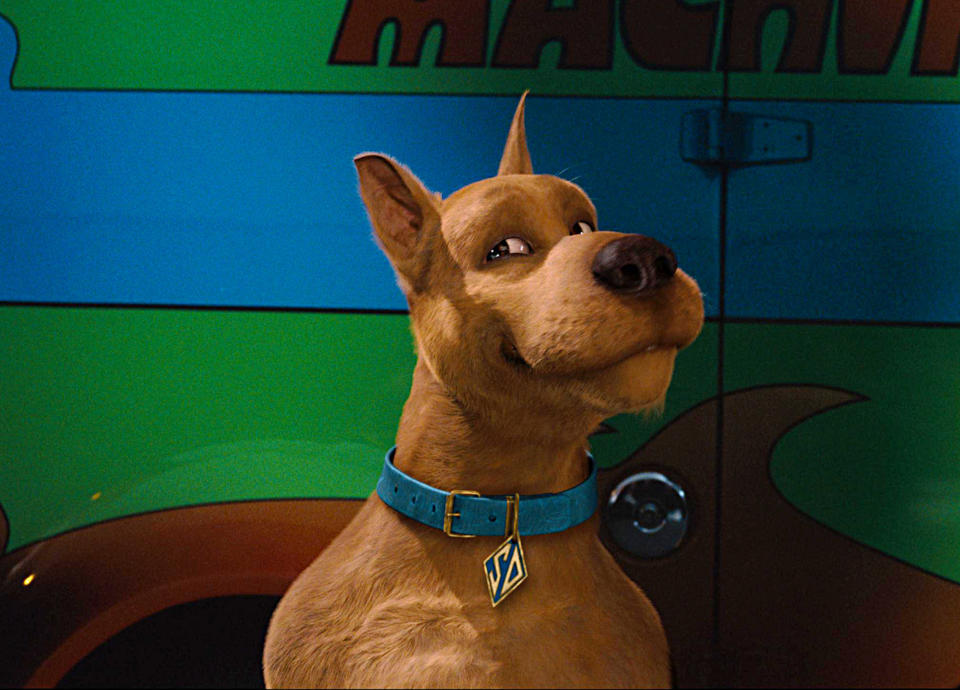 Closeup of Scooby-Doo