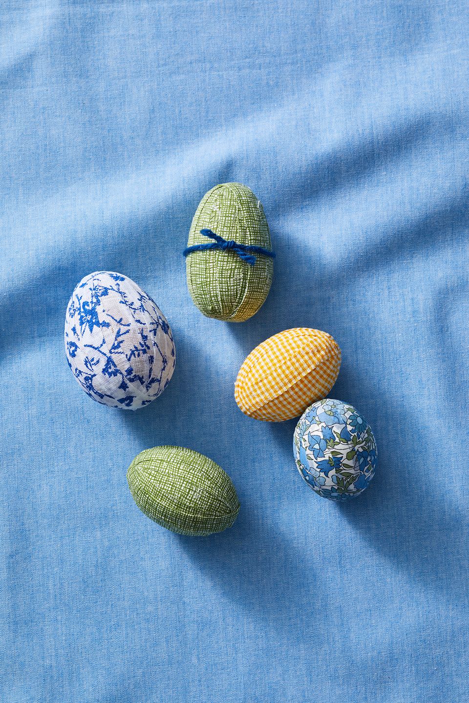 Fabric-Wrapped Eggs