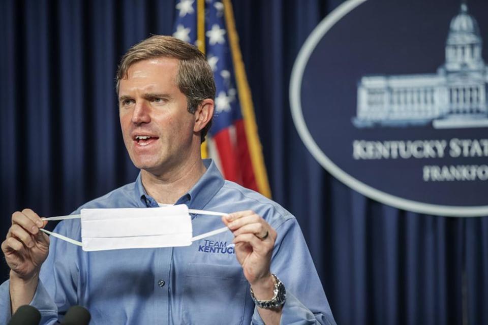 Last week Governor Andy Beshear, a Democrat in a predominantly Republican state, shutdown bars and reinstated tighter restrictions on restaurants amid rising infection rates.