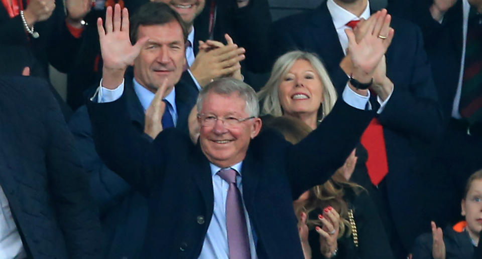 Sir Alex Ferguson de retour chez lui