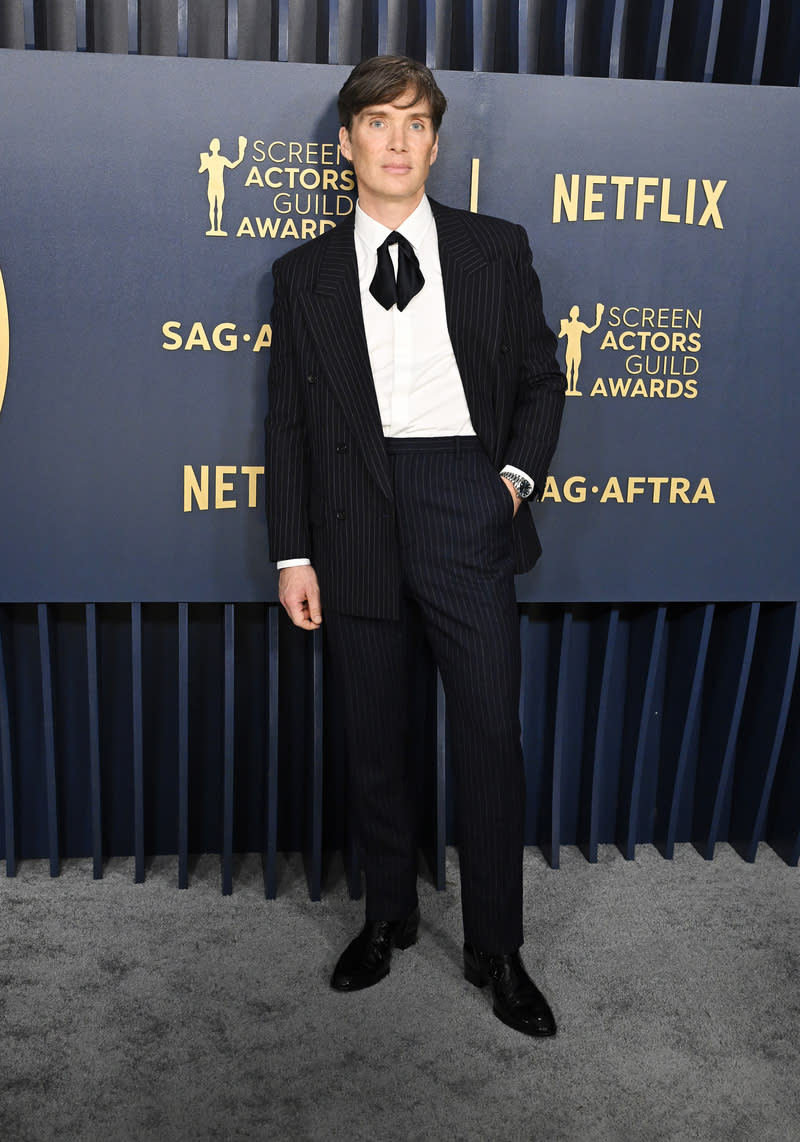 Cillian Murphy at the 30th Annual Screen Actors Guild Awards held at the Shrine Auditorium and Expo Hall on February 24, 2024 in Los Angeles, California.