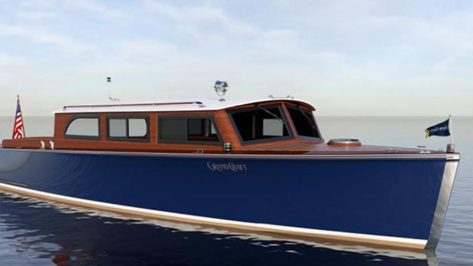 Grand Craft mahogany boats are made with a combination of new technology and old-world craftsmanship.