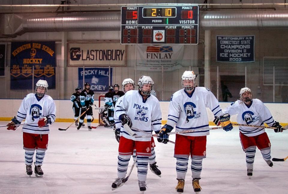 Hockey Neck Guards (Copyright 2022 The Associated Press. All rights reserved.)