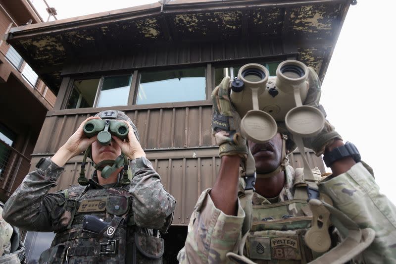 U.S. and South Korean military hold joint military drills