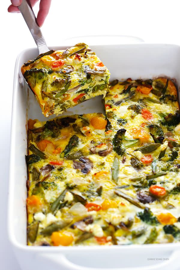 Spring Vegetable Egg Casserole