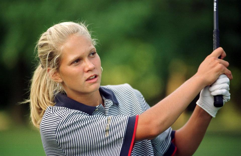 Leigh Anne Hardin won state medalist three times for Martinsville High School.