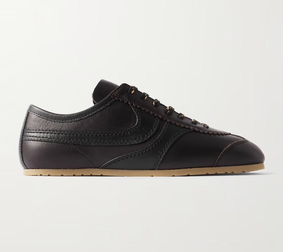 DRIES VAN NOTEN Leather sneakers