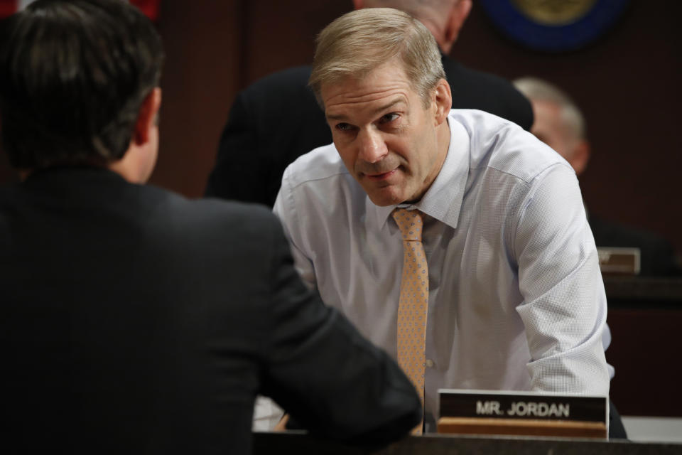 Jim Jordan has been accused by several Ohio State wrestlers of knowing about sexual abuse perpetuated by team doctor Richard Strauss. (AP Photo)