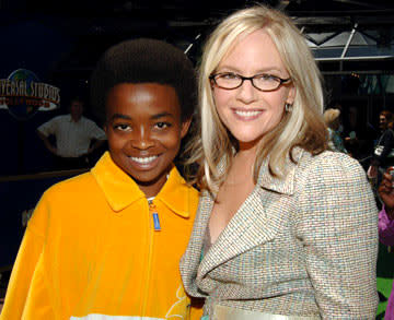 Dallas McKinney and Rachael Harris at the Universal City premiere of Universal Pictures' Kicking & Screaming