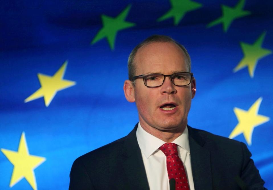 Ireland’s foreign minister Simon Coveney   (REUTERS)