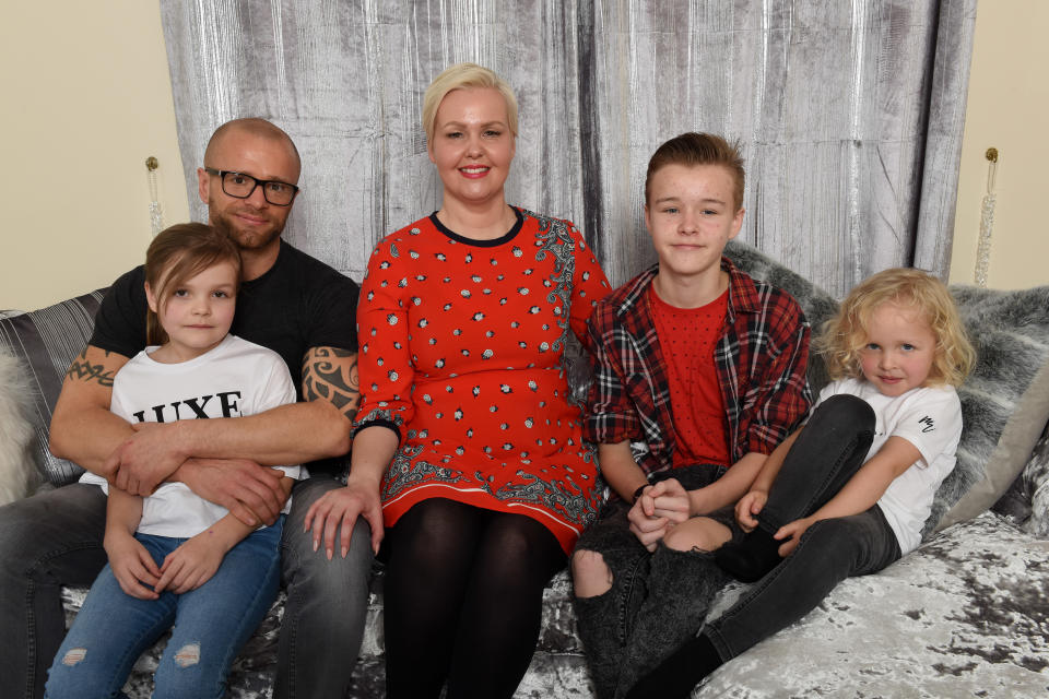 This year, 42-year-old Vanessa Ogden Moss’ business will turn over more than $3.1 million (£1.7 million) – even though she only works a few hours a week and has no GCSEs. Photo: Caters News