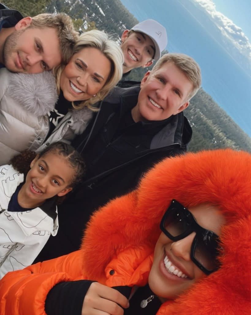 Savannah Chrisley, Todd Chrisley, Julie Chrisley, Grayson Chrisley, Chase Chrisley and Chloe Chrisley