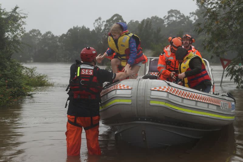 Widespread flooding in New South Wales