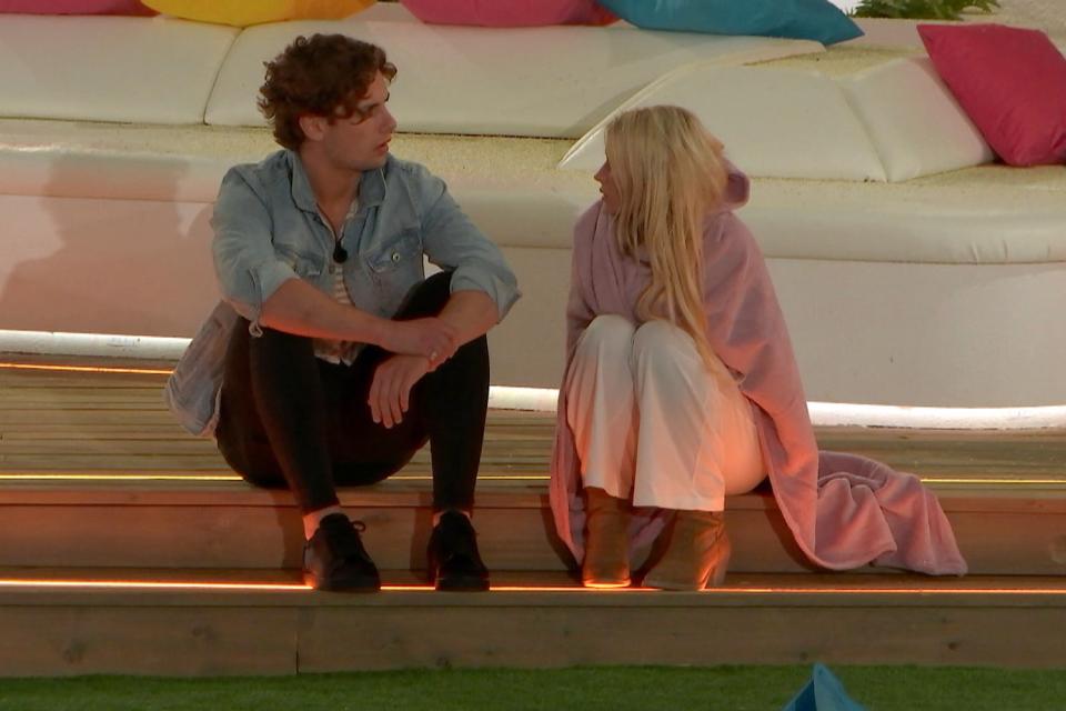 Vocal: Viewers have complained about Joe and Lucie's relationship (ITV)