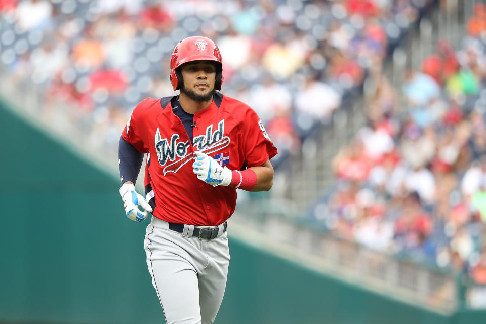 WASHINGTON, DC – JULY 15: Fernando Tatis Jr. #23 during the SiriusXM All-Star Futures Game at Nationals Park on July 15, 2018 in Washington, DC. (Photo by Rob Carr/Getty Images)