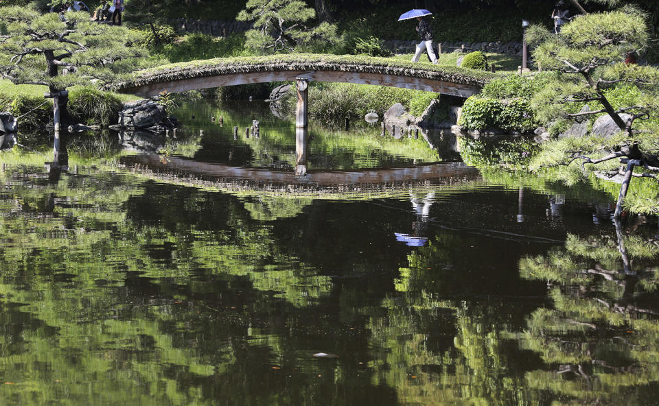 Kiyosumi Gardens in Tokyo