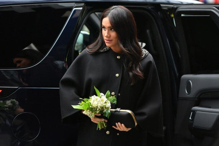 Meghan Markle wears earrings gifted by Jacinda Ardern in acknowledgement of Christchurch victims