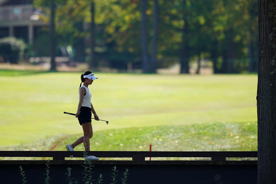 Lydia Ko shot a 69 on Saturday in the third round of the Kroger Queen City Championship.