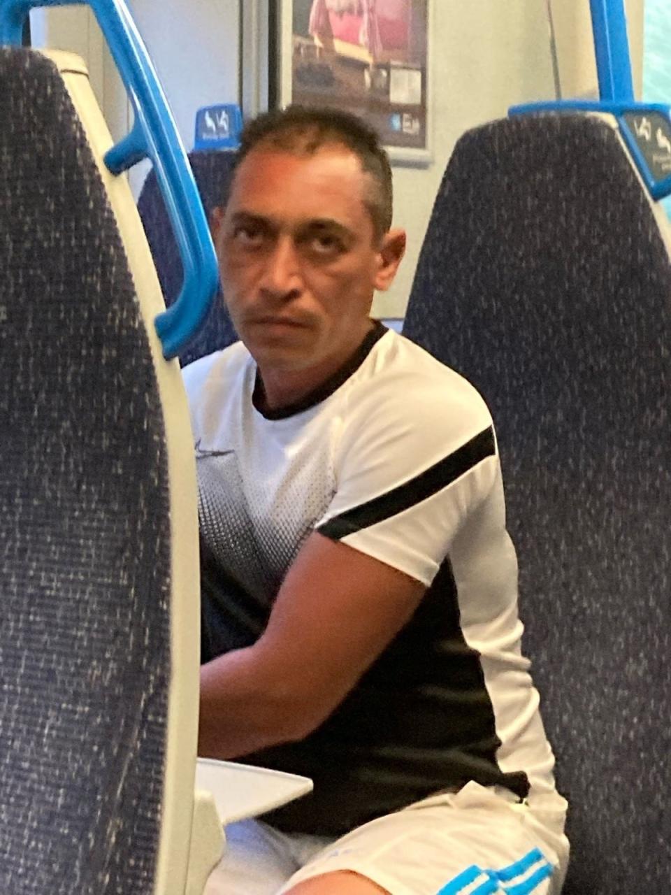 Police want to speak to this man following an exposure offence (British Transport Police)